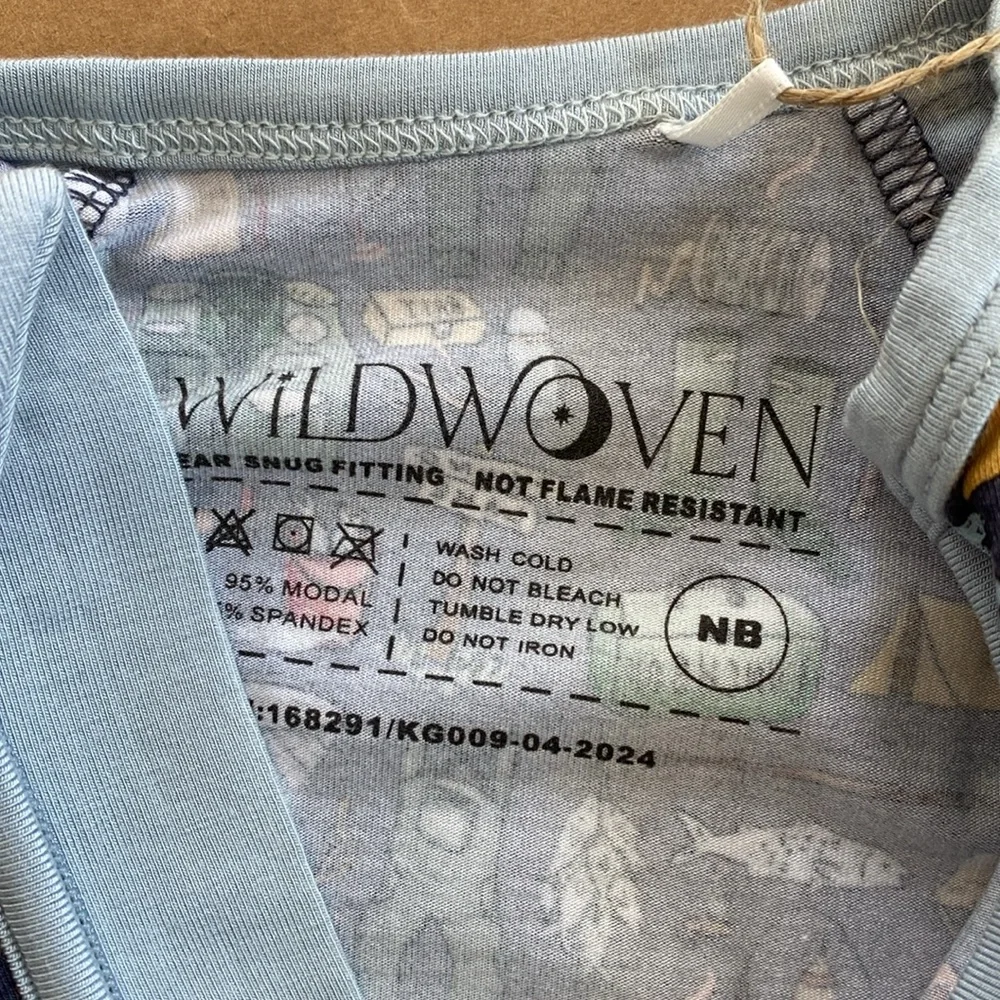 Wild Woven (formerly Kind Thing) Gone Fishing Zip Romper - Picture 9 of 11